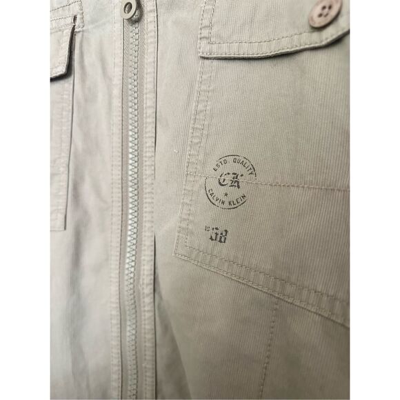 Calvin Klein Tan Windbreaker Jacket - Picture 3 of 6